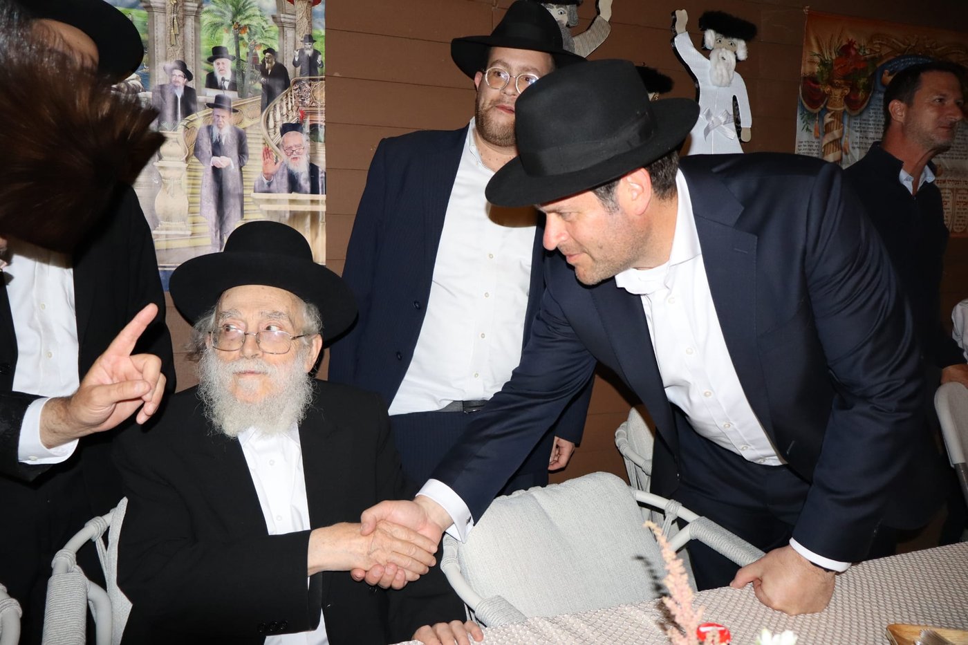 חול המועד סוכות אצל הגאון רבי בנימין דוד אלישיב שליט"א | צילום: באדיבות המצלם
