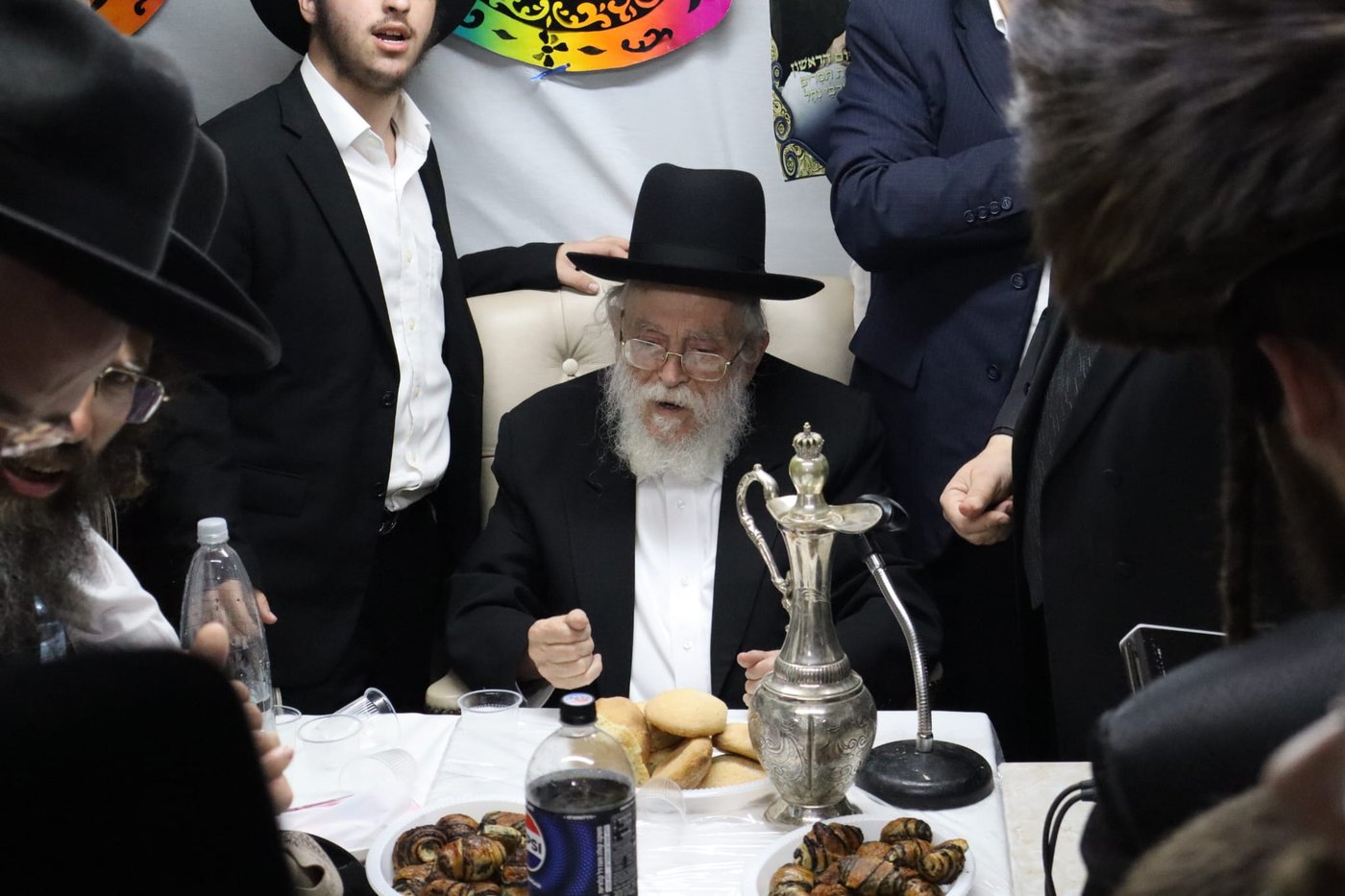 חול המועד סוכות אצל הגאון רבי בנימין דוד אלישיב שליט"א | צילום: באדיבות המצלם