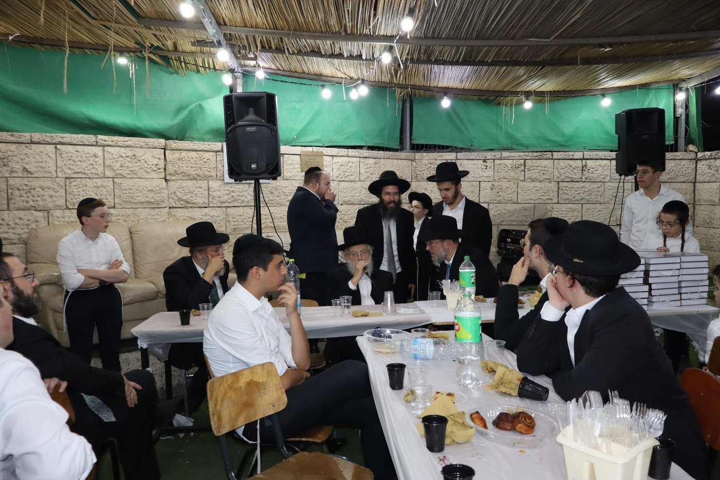 חול המועד סוכות אצל הגאון רבי בנימין דוד אלישיב שליט"א | צילום: באדיבות המצלם
