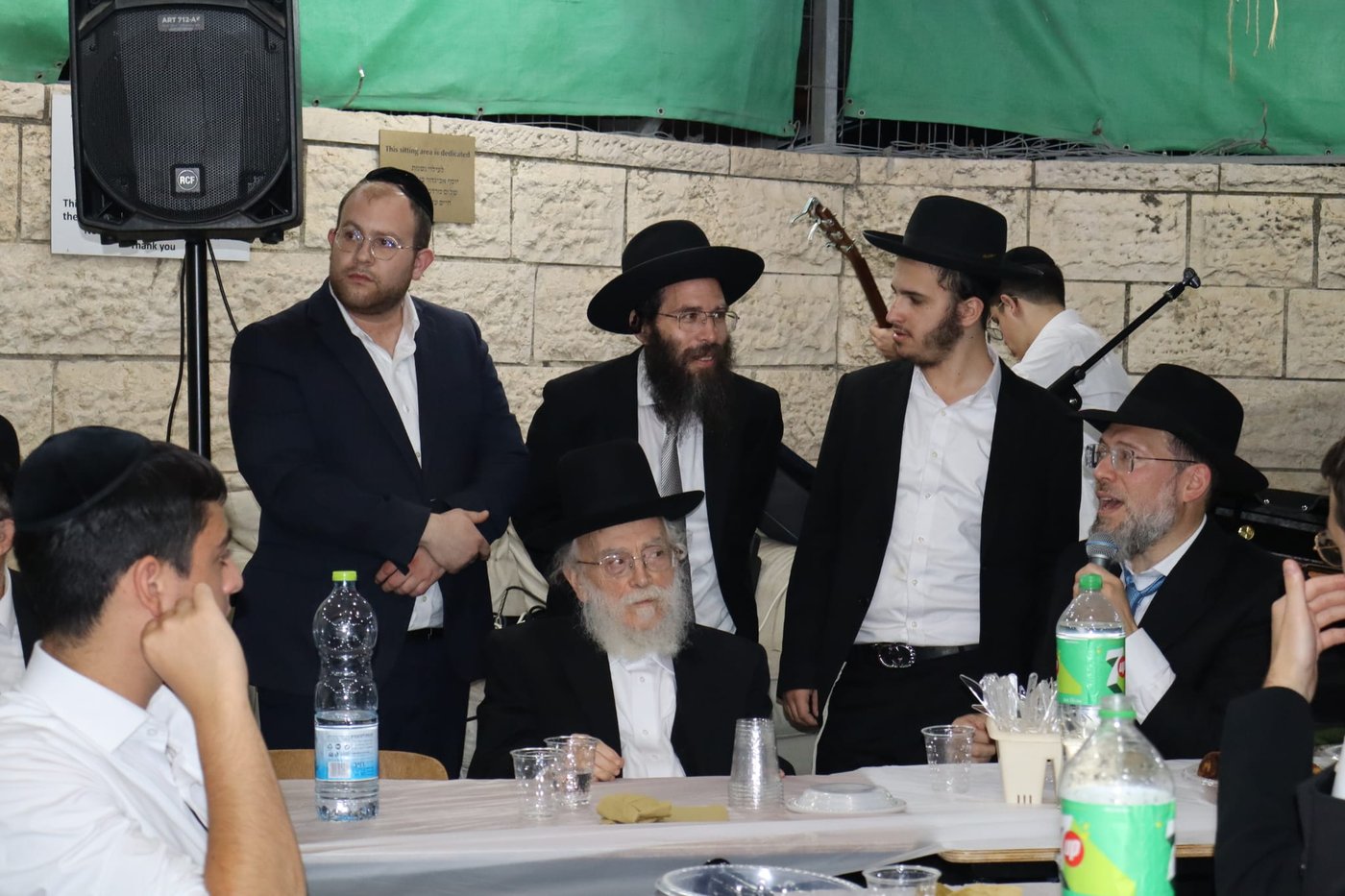 חול המועד סוכות אצל הגאון רבי בנימין דוד אלישיב שליט"א | צילום: באדיבות המצלם