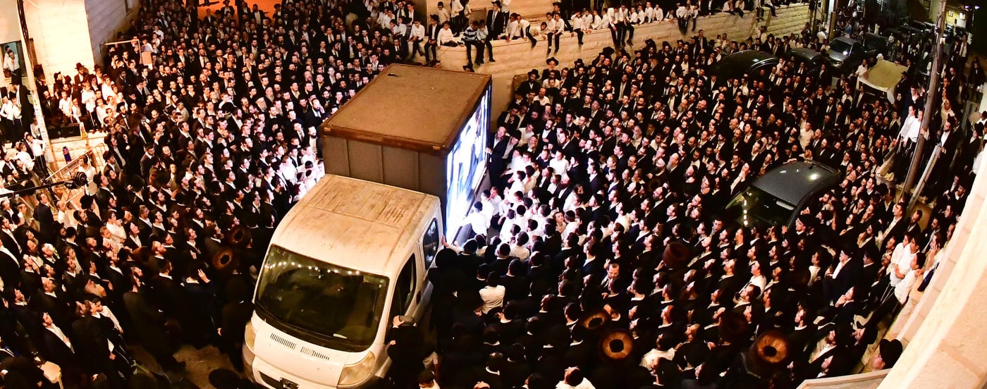 הקבלת פני רבו אצל הגאון רבי דב לנדו שליט"א | צילום: שוקי לרר