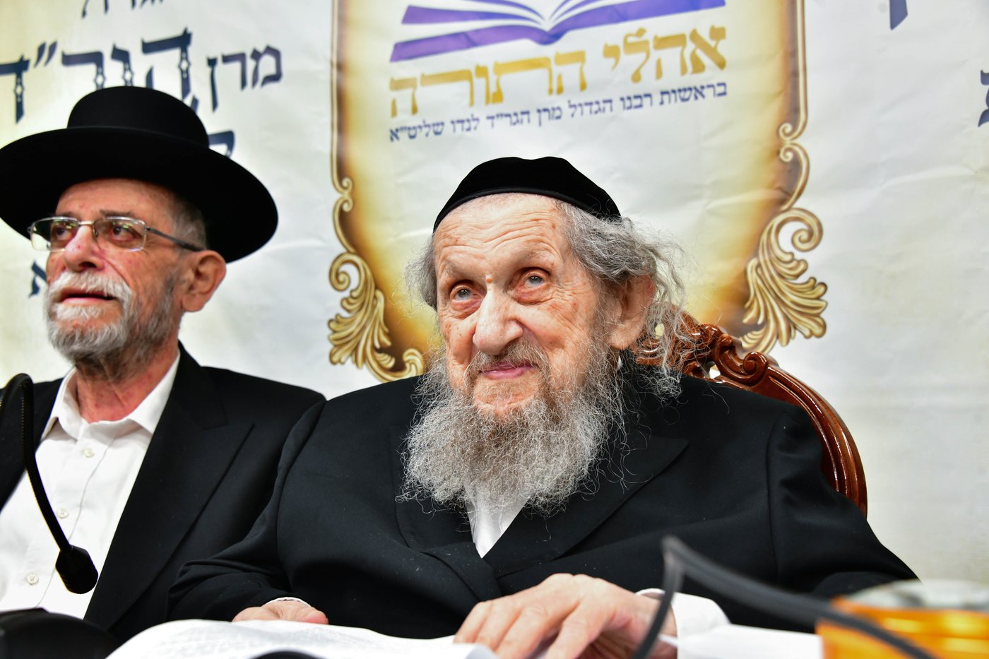 הקבלת פני רבו אצל הגאון רבי דב לנדו שליט"א | צילום: שוקי לרר
