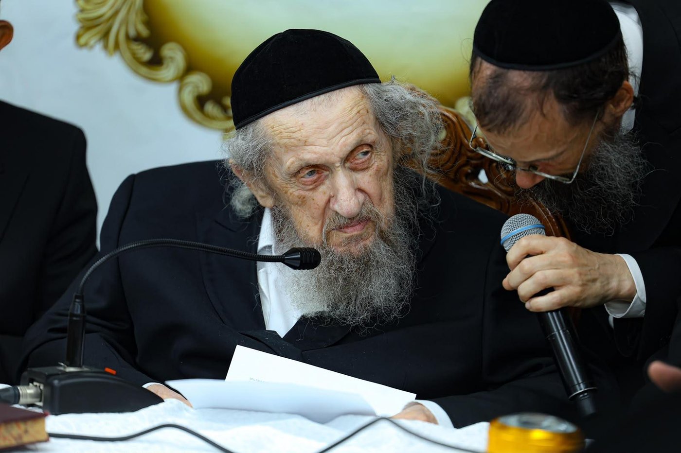 ריתחא דאורייתא בסוכתו של הגאון רבי דב לנדו שליט"א | צילום: ינון שובלי