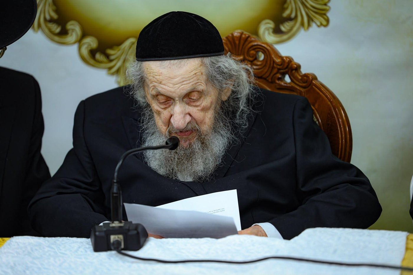 ריתחא דאורייתא בסוכתו של הגאון רבי דב לנדו שליט"א | צילום: ינון שובלי