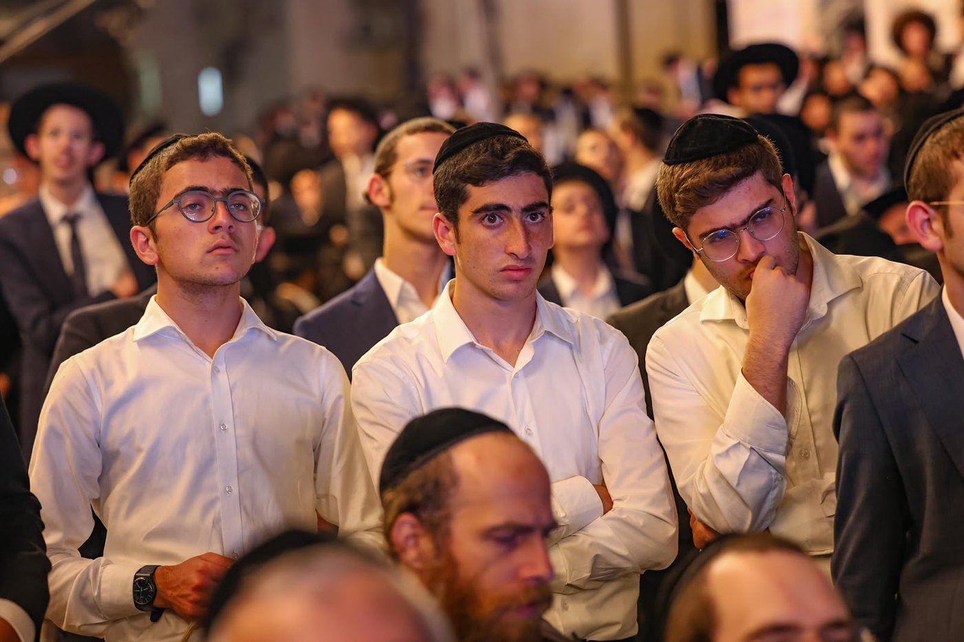 ריתחא דאורייתא בסוכתו של הגאון רבי דב לנדו שליט"א | צילום: ינון שובלי