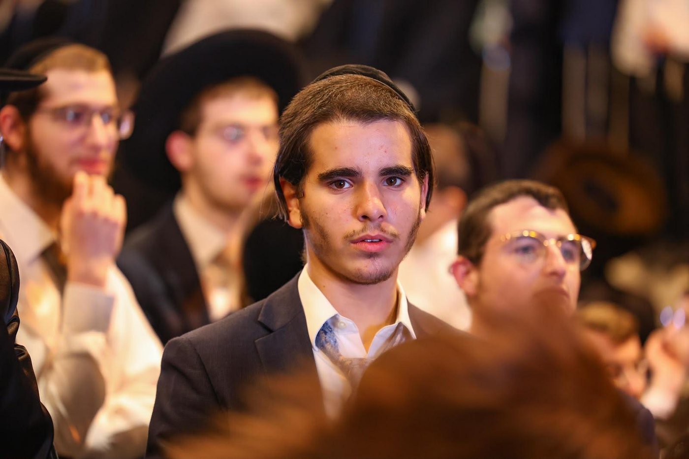 ריתחא דאורייתא בסוכתו של הגאון רבי דב לנדו שליט"א | צילום: ינון שובלי