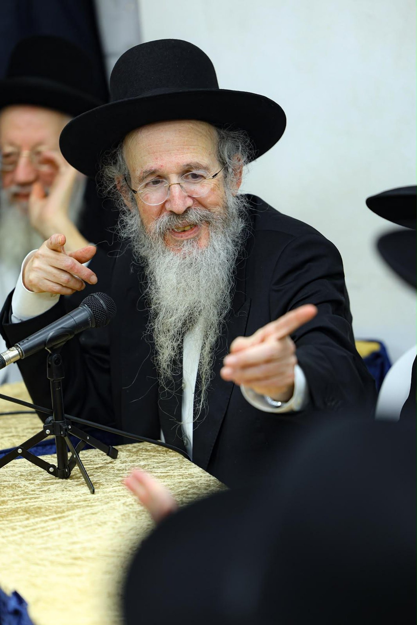 ריתחא דאורייתא בסוכתו של הגאון רבי דב לנדו שליט"א | צילום: ינון שובלי