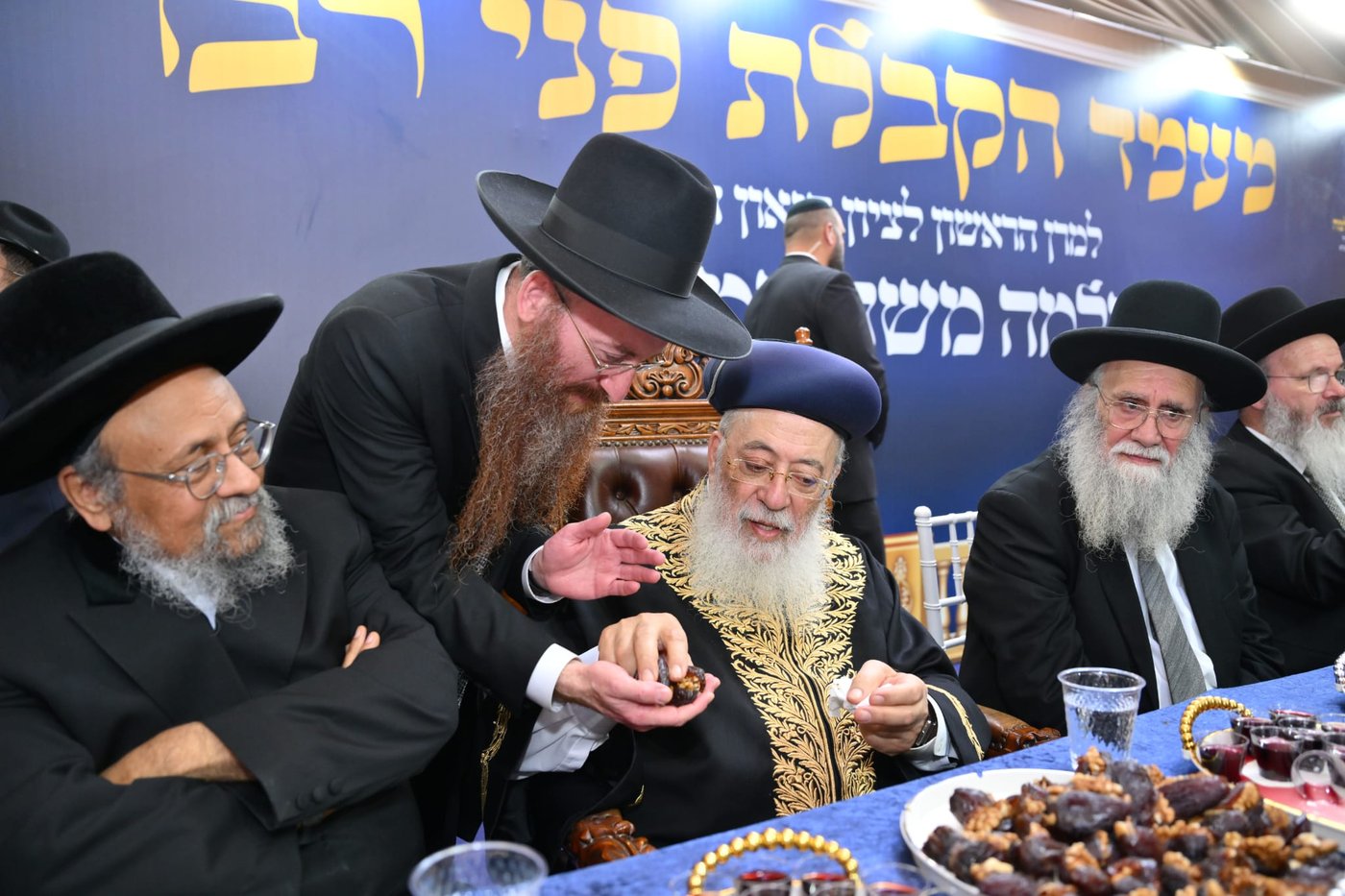 הקבלת פני רבו אצל הראשון לציון הגר"ש עמאר | צילום: שלומי בוארון