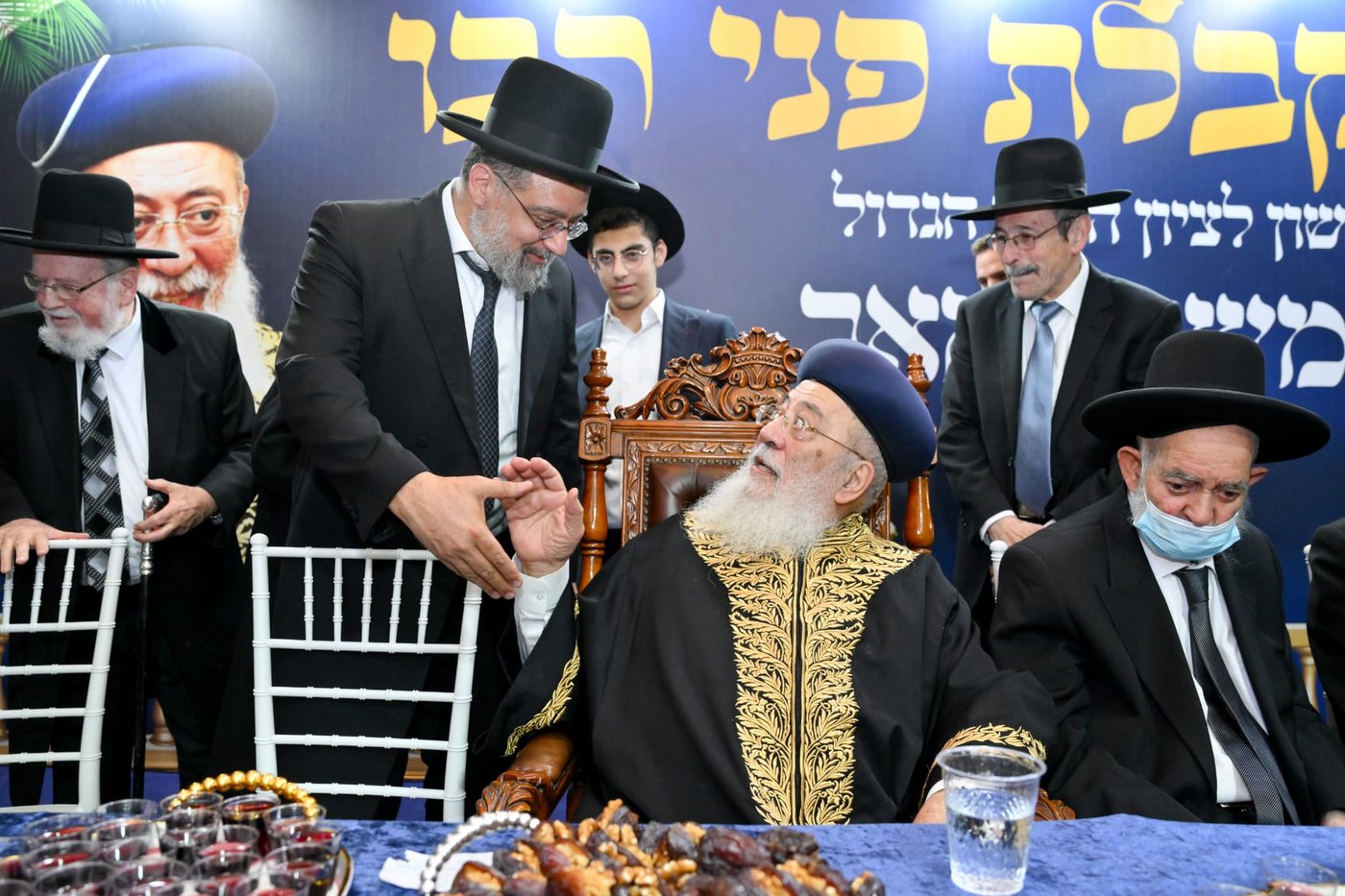 הקבלת פני רבו אצל הראשון לציון הגר"ש עמאר | צילום: שלומי בוארון