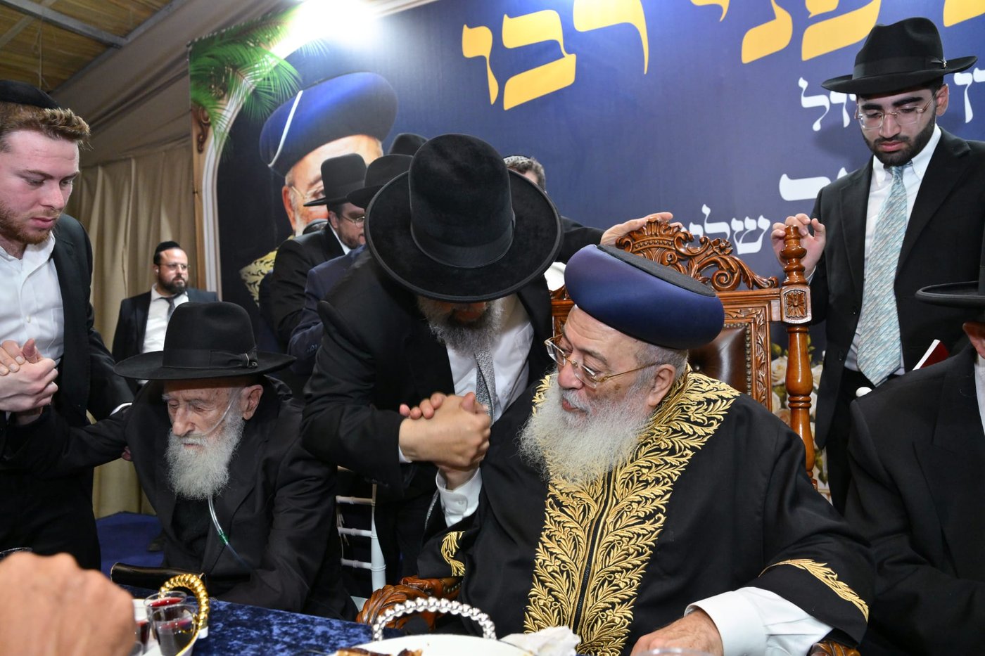הקבלת פני רבו אצל הראשון לציון הגר"ש עמאר | צילום: שלומי בוארון