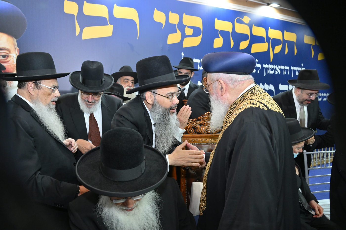 הקבלת פני רבו אצל הראשון לציון הגר"ש עמאר | צילום: שלומי בוארון
