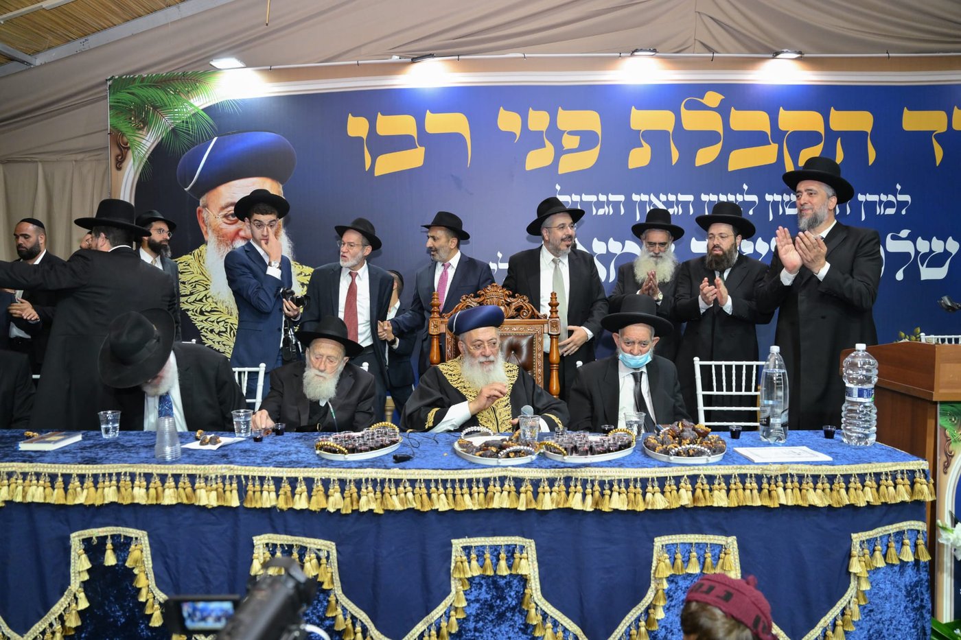 הקבלת פני רבו אצל הראשון לציון הגר"ש עמאר | צילום: שלומי בוארון