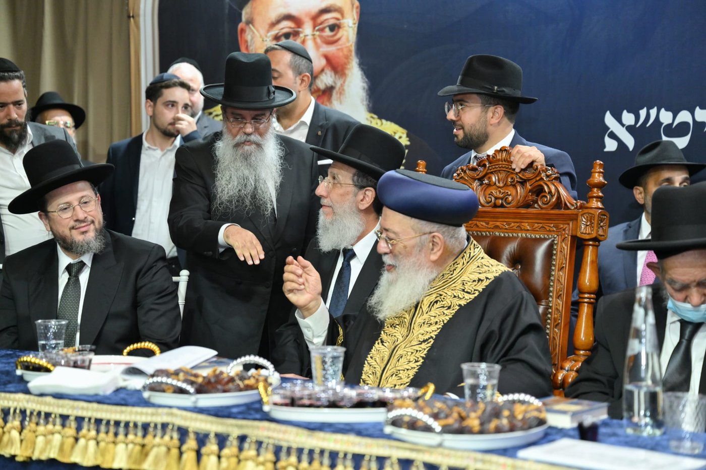 הקבלת פני רבו אצל הראשון לציון הגר"ש עמאר | צילום: שלומי בוארון