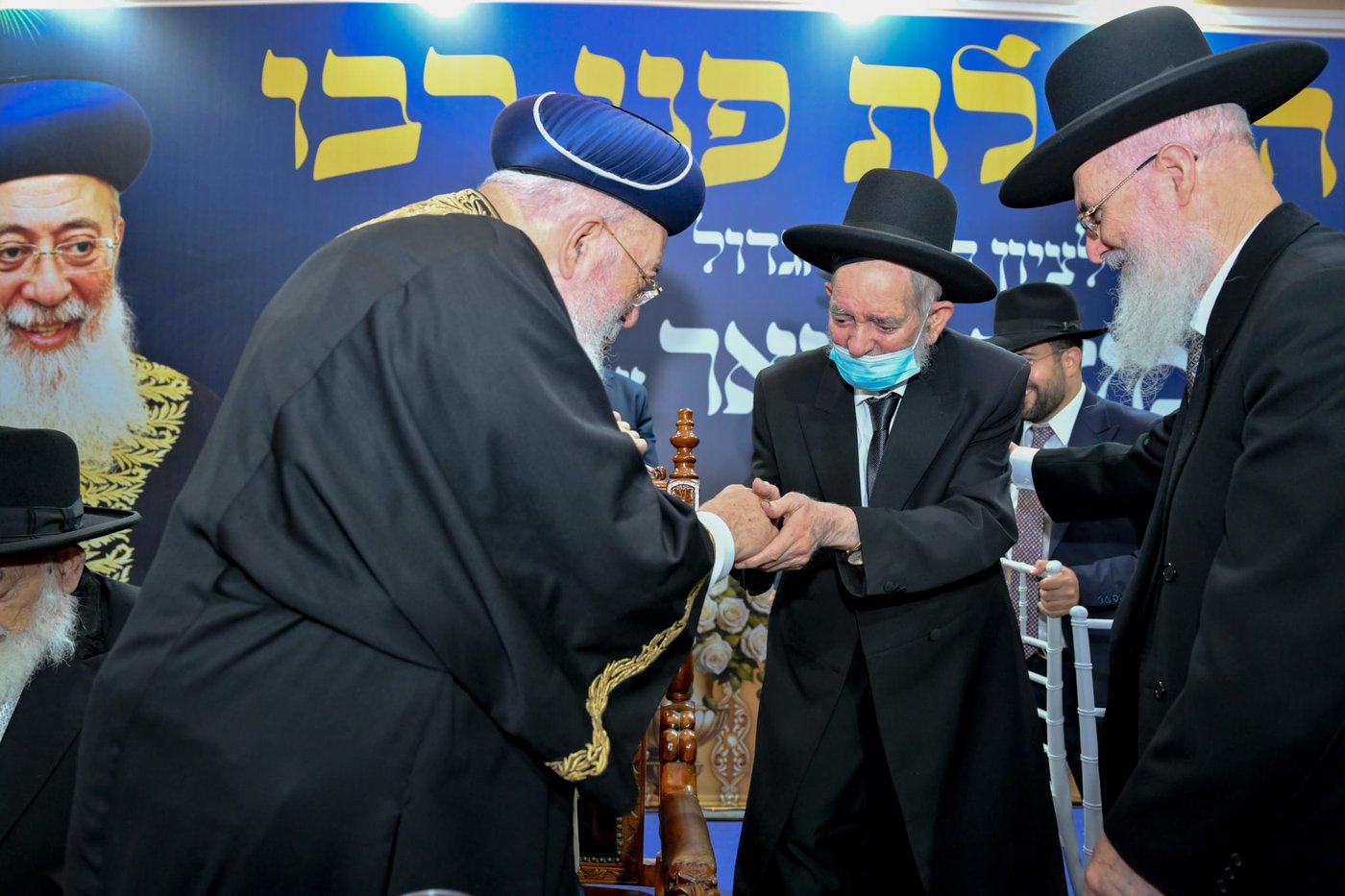 הקבלת פני רבו אצל הראשון לציון הגר"ש עמאר | צילום: שלומי בוארון