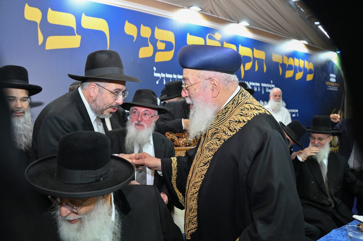 הקבלת פני רבו אצל הראשון לציון הגר"ש עמאר | צילום: שלומי בוארון