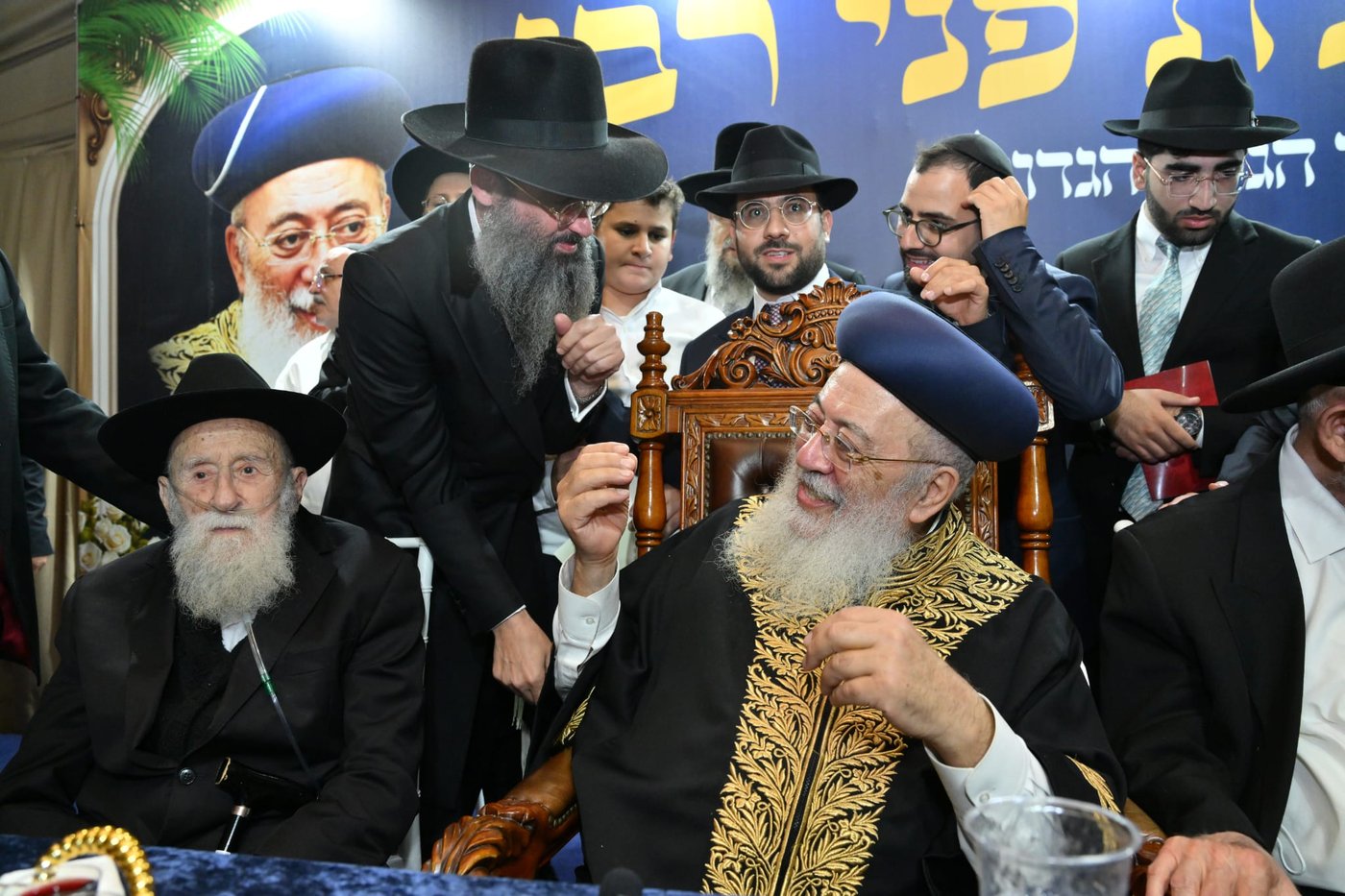 הקבלת פני רבו אצל הראשון לציון הגר"ש עמאר | צילום: שלומי בוארון