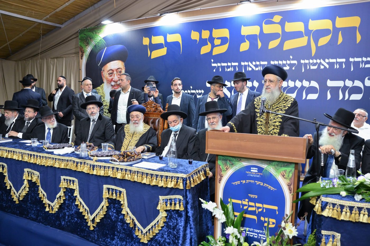 הקבלת פני רבו אצל הראשון לציון הגר"ש עמאר | צילום: שלומי בוארון