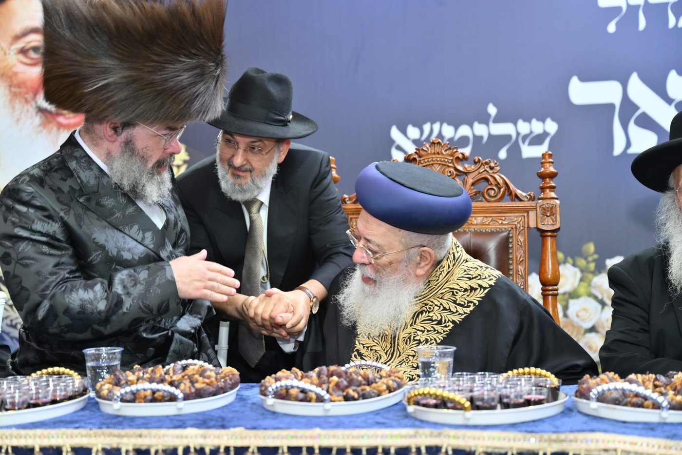 הקבלת פני רבו אצל הראשון לציון הגר"ש עמאר | צילום: שלומי בוארון