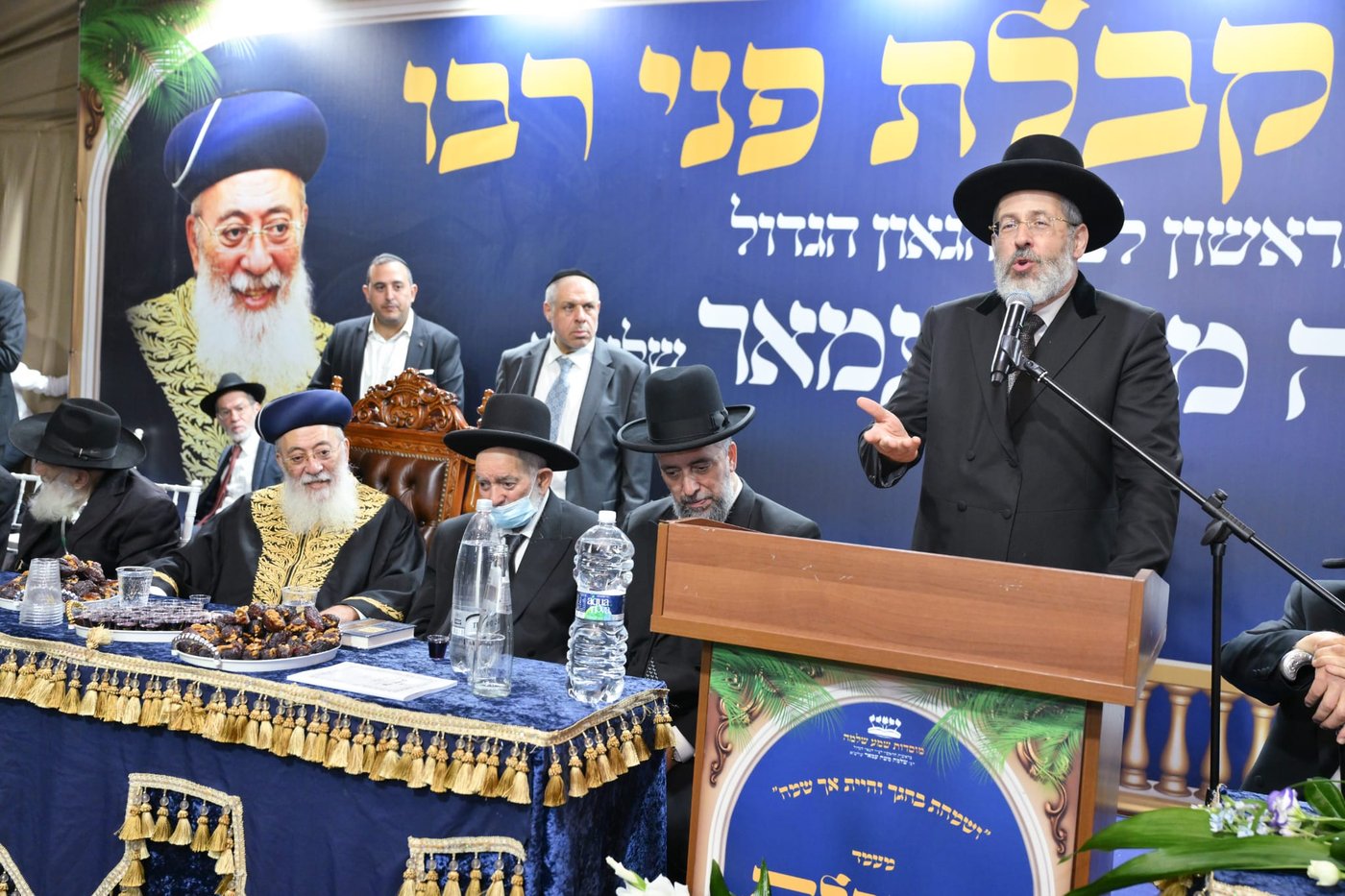 הקבלת פני רבו אצל הראשון לציון הגר"ש עמאר | צילום: שלומי בוארון