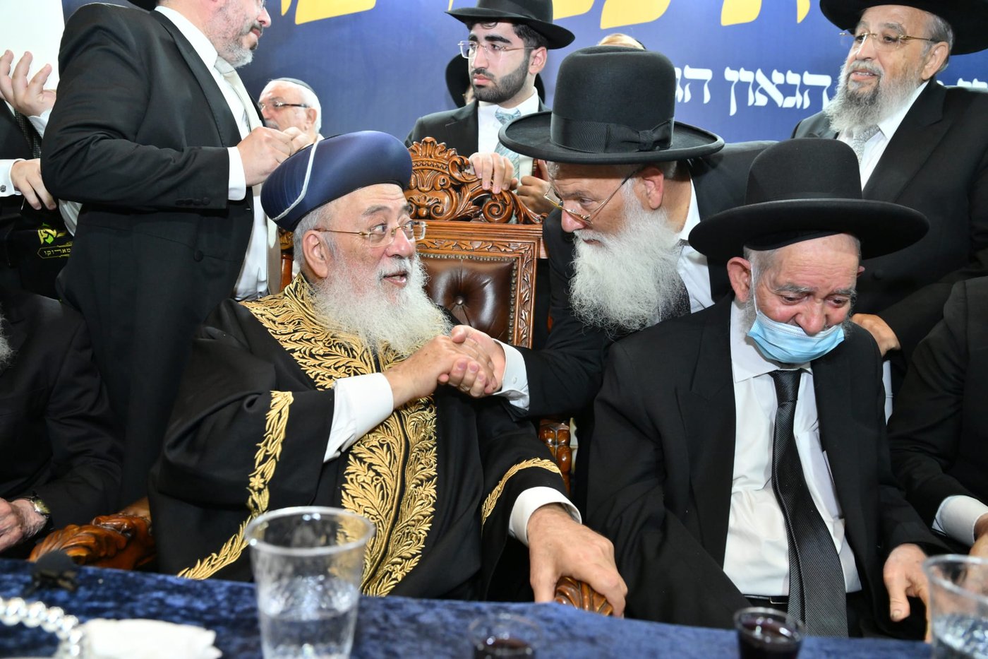 הקבלת פני רבו אצל הראשון לציון הגר"ש עמאר | צילום: שלומי בוארון