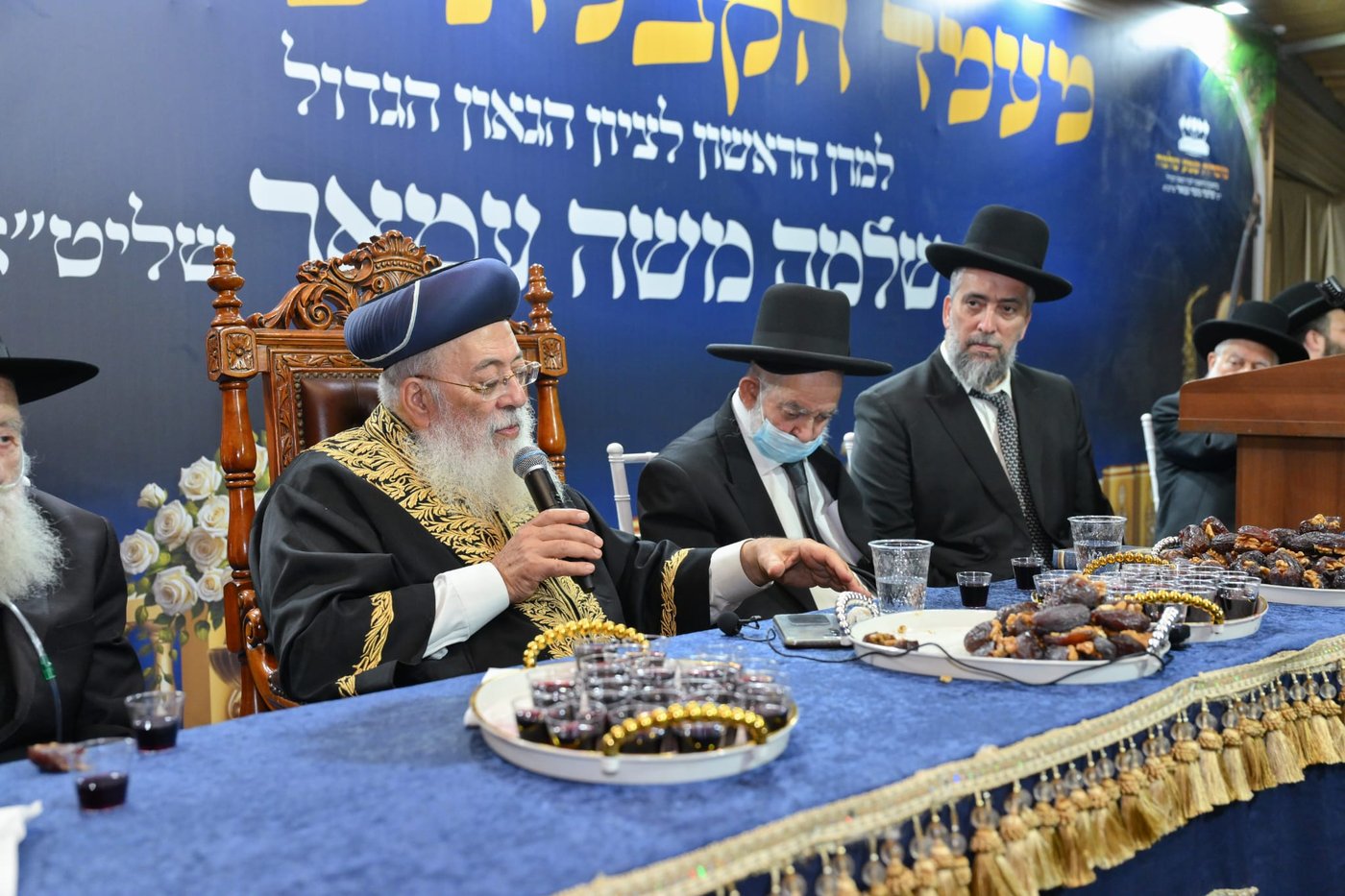 הקבלת פני רבו אצל הראשון לציון הגר"ש עמאר | צילום: שלומי בוארון