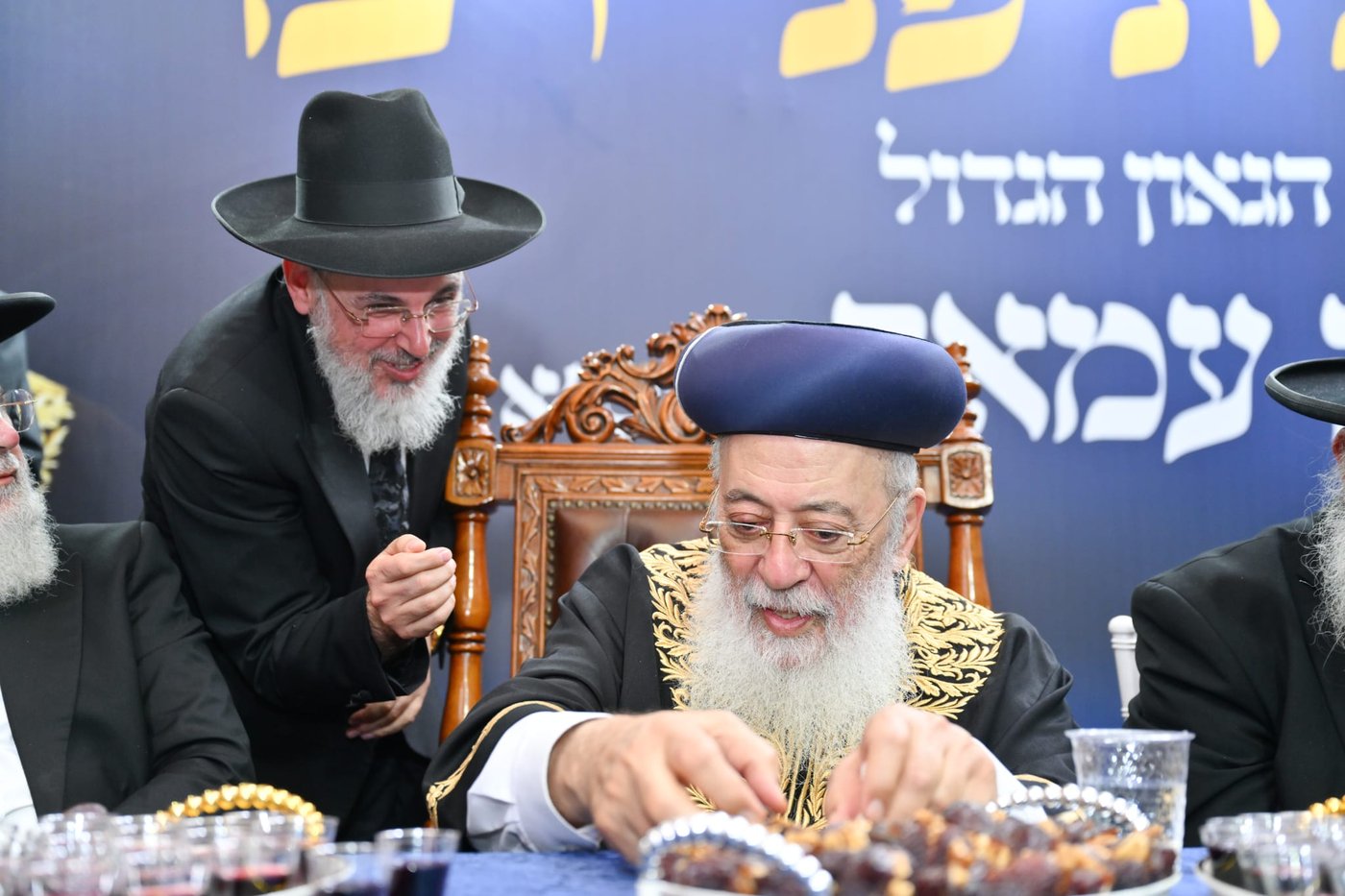 הקבלת פני רבו אצל הראשון לציון הגר"ש עמאר | צילום: שלומי בוארון