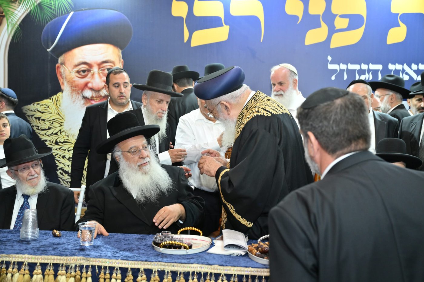 הקבלת פני רבו אצל הראשון לציון הגר"ש עמאר | צילום: שלומי בוארון