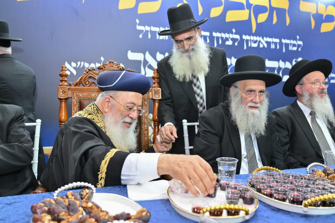 הקבלת פני רבו אצל הראשון לציון הגר"ש עמאר | צילום: שלומי בוארון