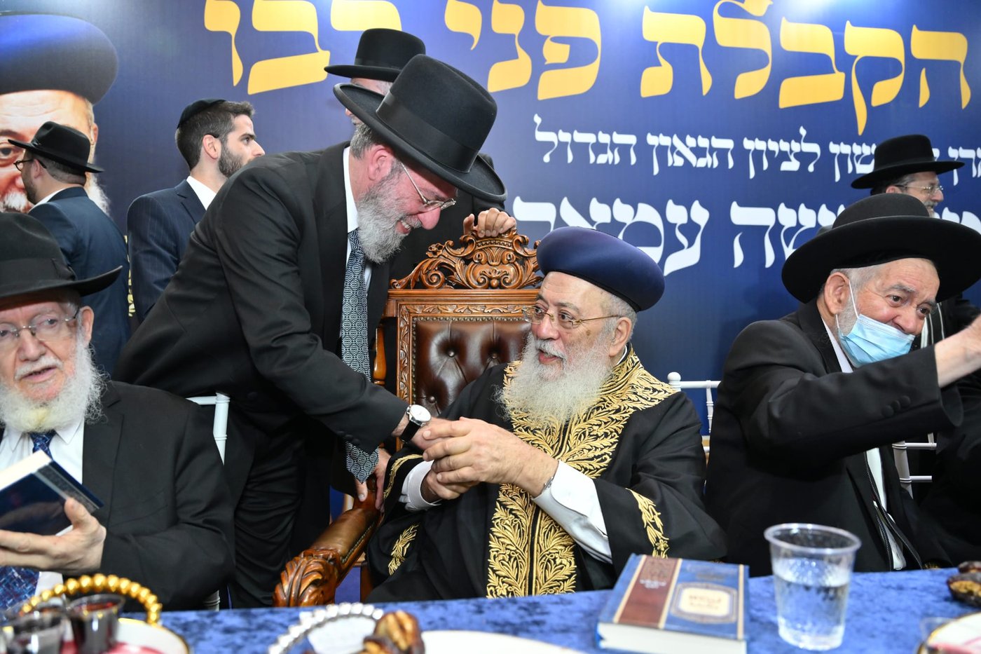 הקבלת פני רבו אצל הראשון לציון הגר"ש עמאר | צילום: שלומי בוארון