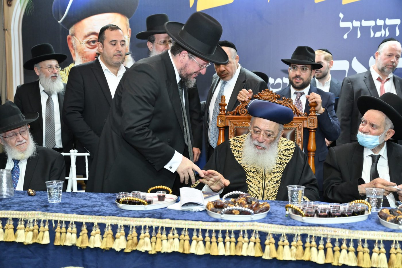 הקבלת פני רבו אצל הראשון לציון הגר"ש עמאר | צילום: שלומי בוארון