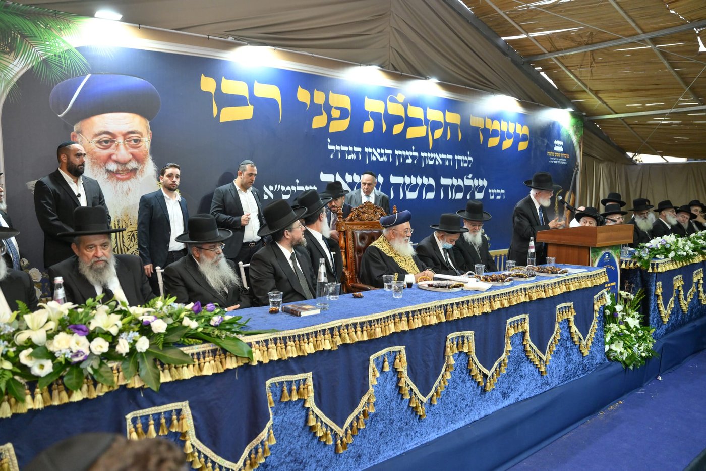 הקבלת פני רבו אצל הראשון לציון הגר"ש עמאר | צילום: שלומי בוארון
