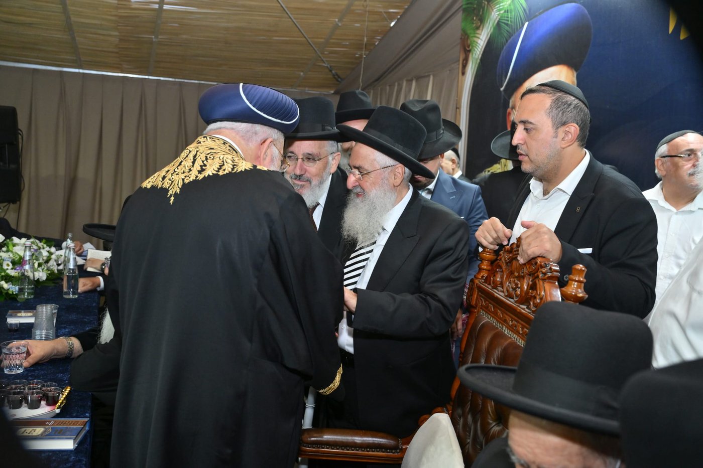 הקבלת פני רבו אצל הראשון לציון הגר"ש עמאר | צילום: שלומי בוארון