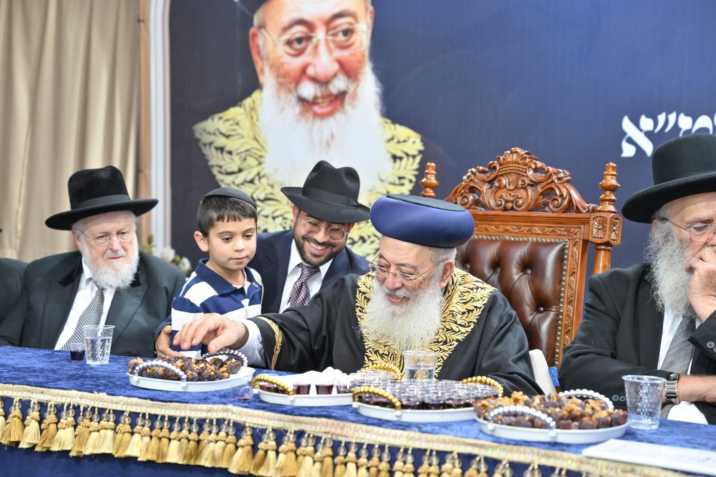 הקבלת פני רבו אצל הראשון לציון הגר"ש עמאר | צילום: שלומי בוארון