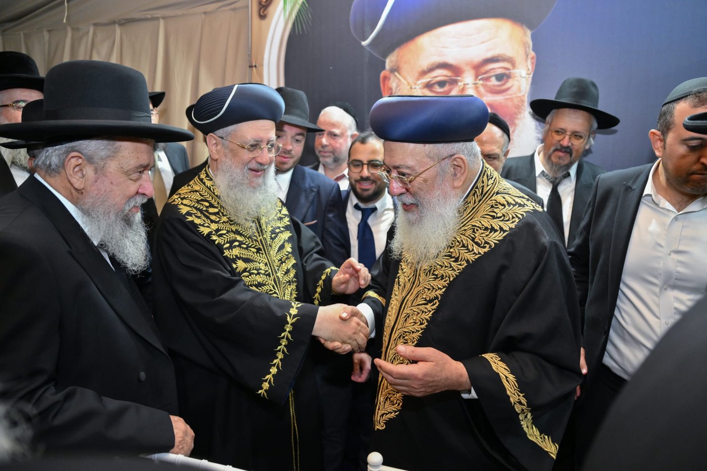 הקבלת פני רבו אצל הראשון לציון הגר"ש עמאר | צילום: שלומי בוארון