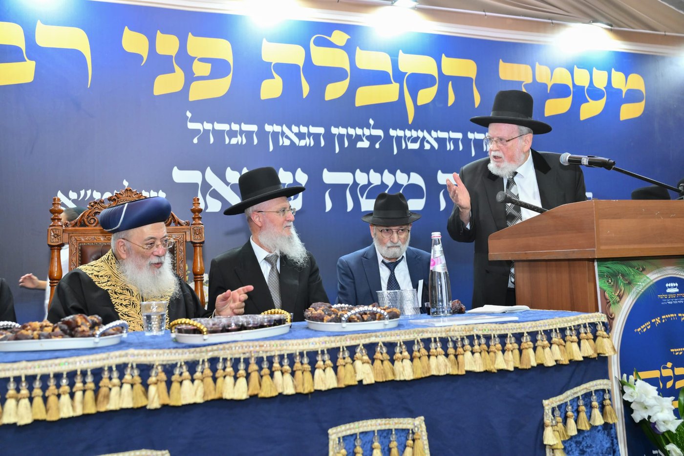 הקבלת פני רבו אצל הראשון לציון הגר"ש עמאר | צילום: שלומי בוארון