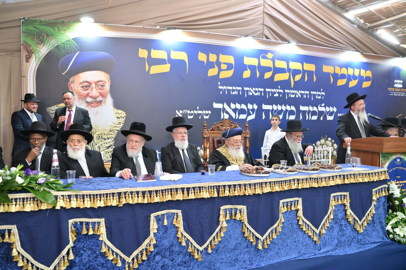 הקבלת פני רבו אצל הראשון לציון הגר"ש עמאר | צילום: שלומי בוארון