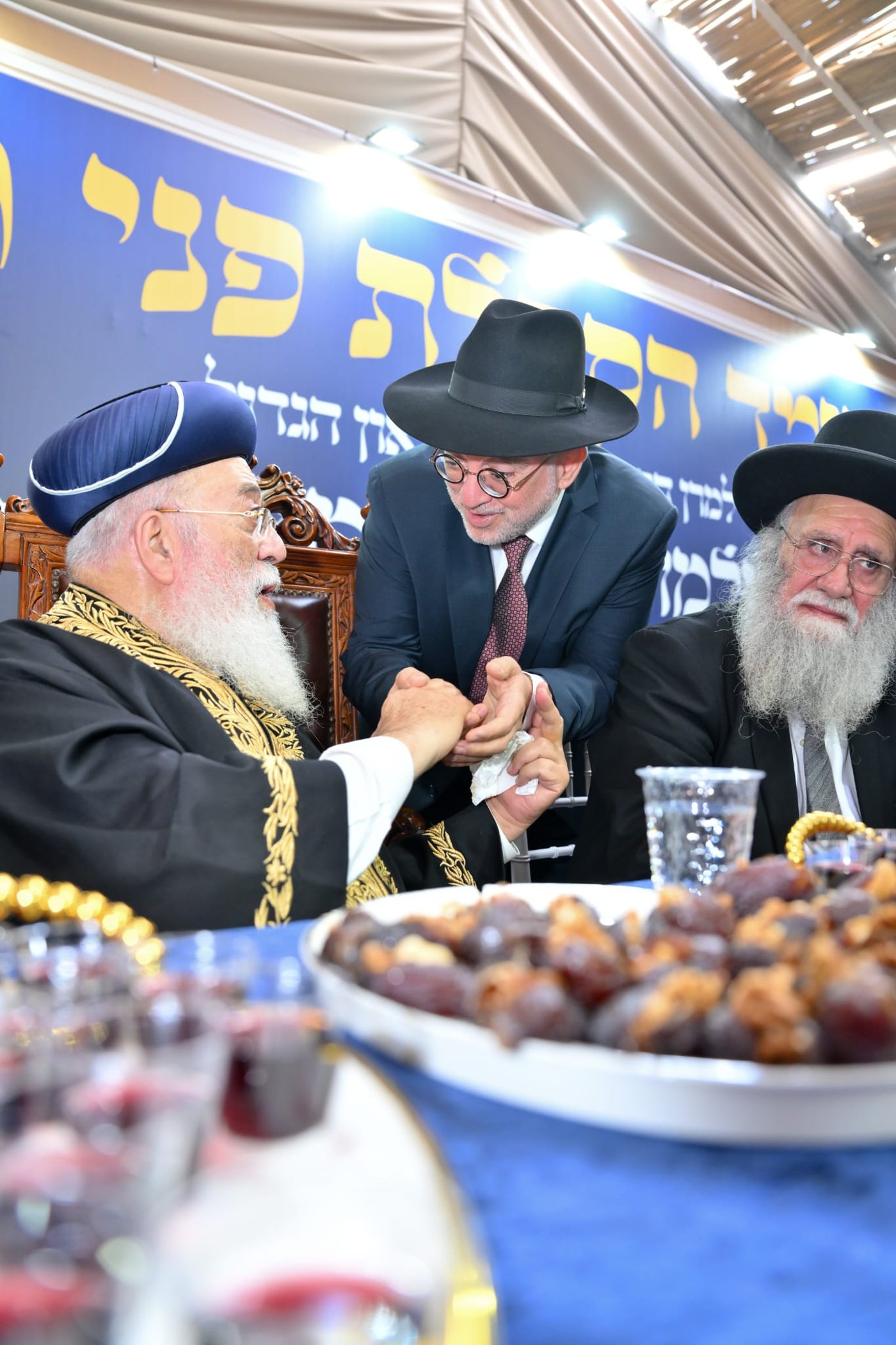 הקבלת פני רבו אצל הראשון לציון הגר"ש עמאר | צילום: שלומי בוארון