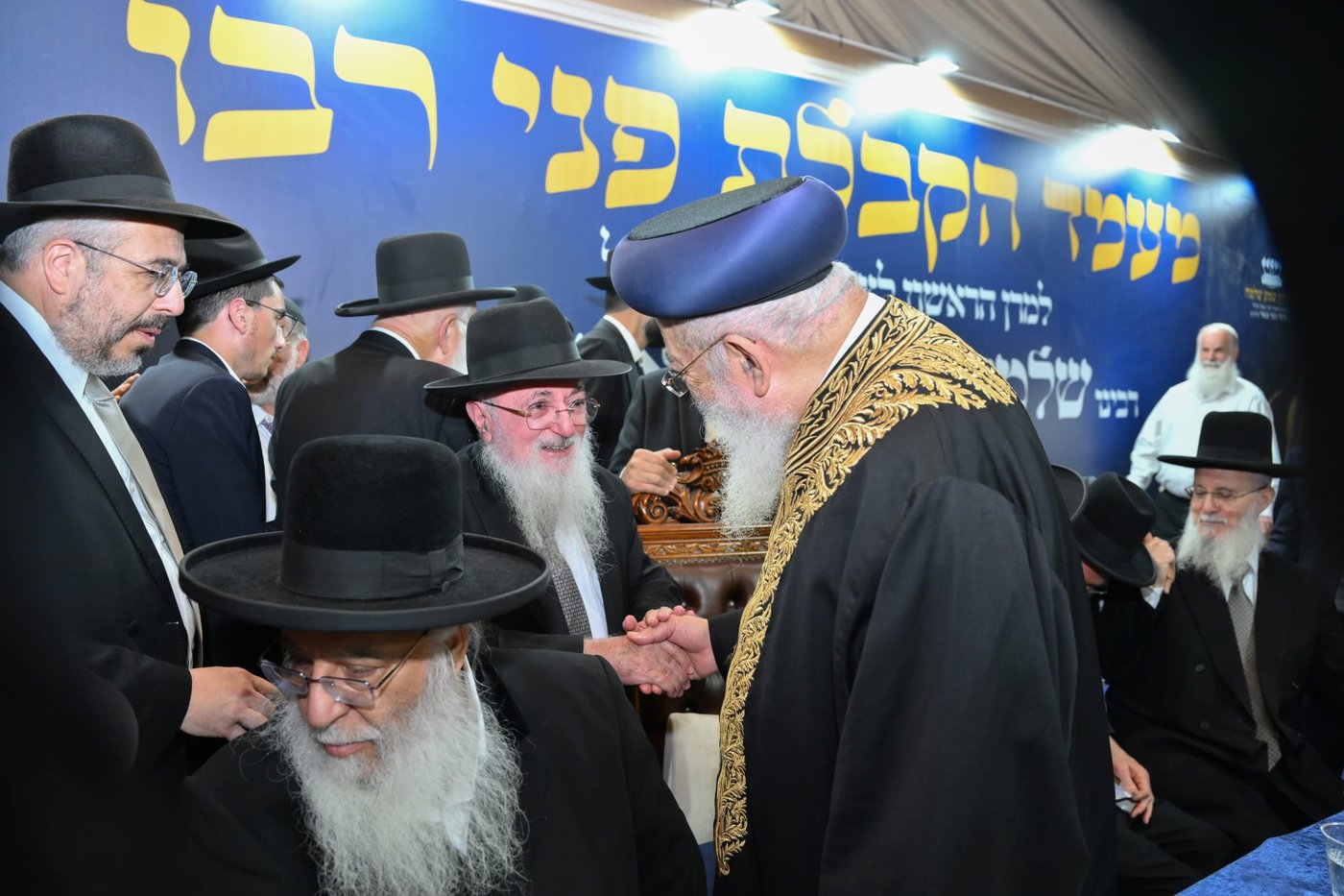 הקבלת פני רבו אצל הראשון לציון הגר"ש עמאר | צילום: שלומי בוארון