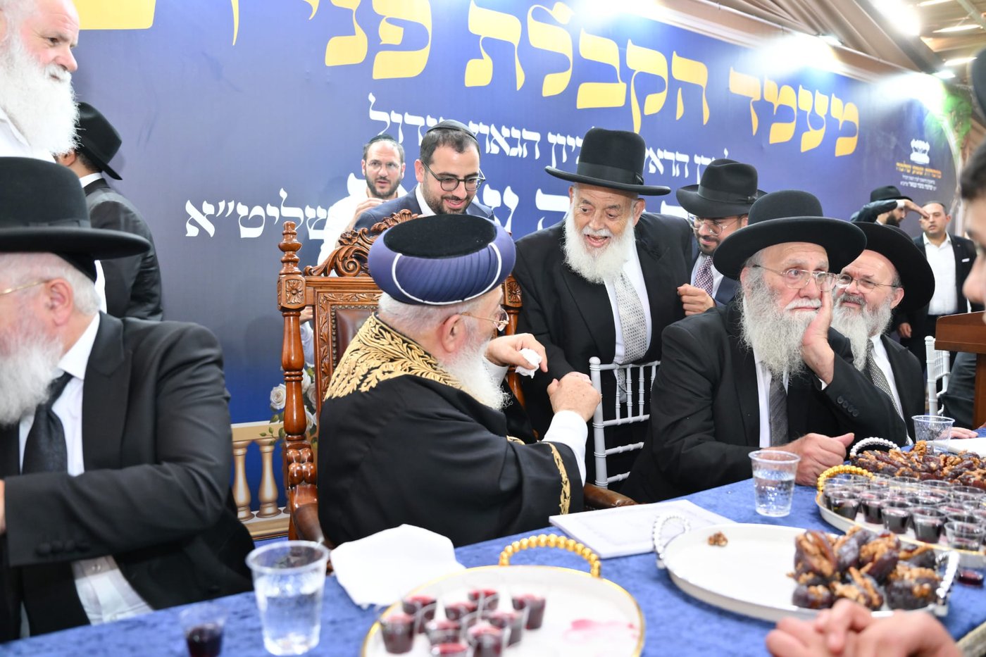 הקבלת פני רבו אצל הראשון לציון הגר"ש עמאר | צילום: שלומי בוארון