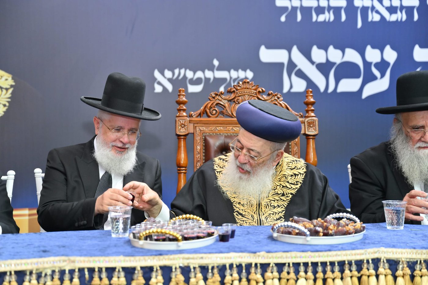 הקבלת פני רבו אצל הראשון לציון הגר"ש עמאר | צילום: שלומי בוארון