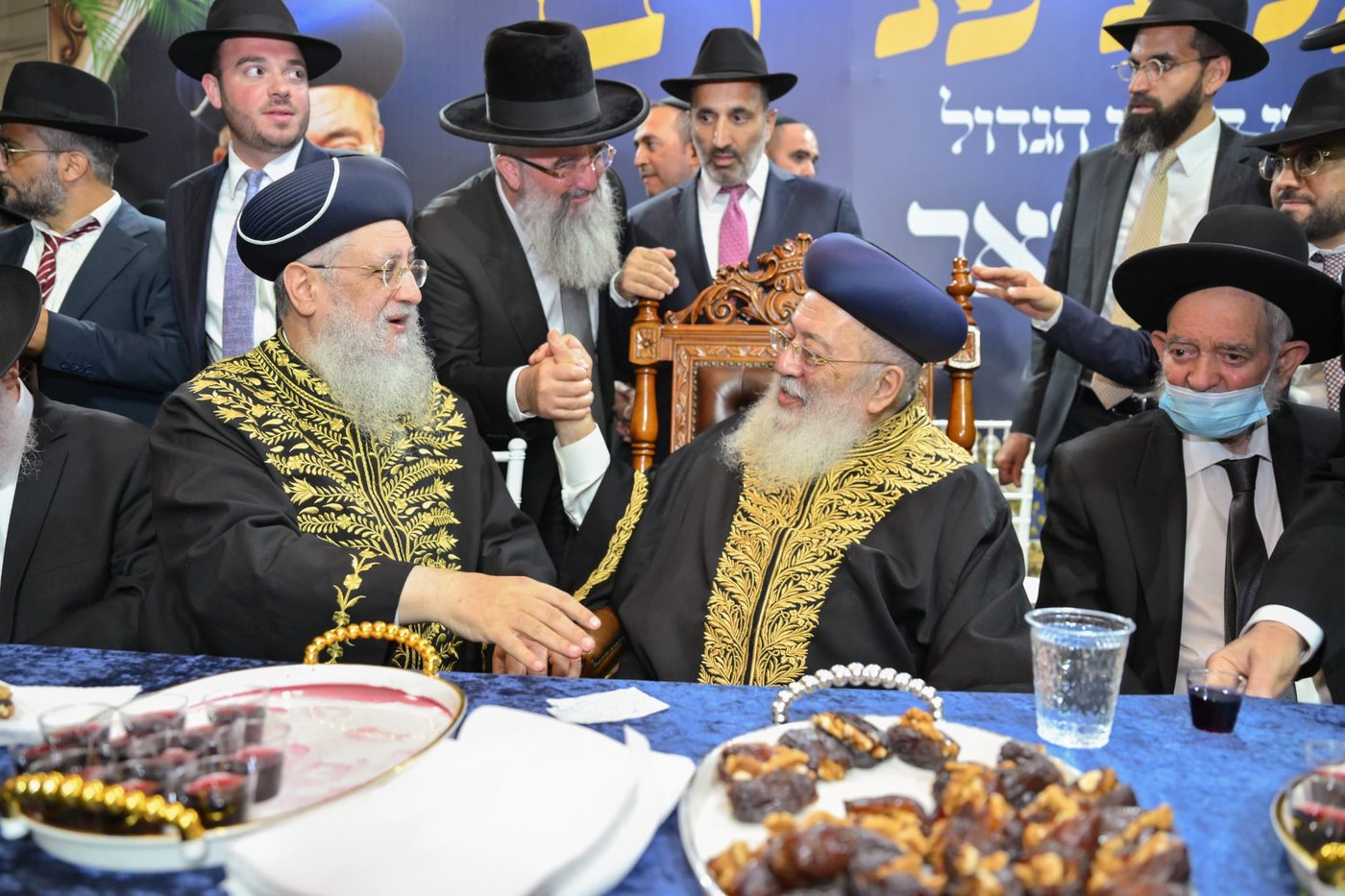 הקבלת פני רבו אצל הראשון לציון הגר"ש עמאר | צילום: שלומי בוארון