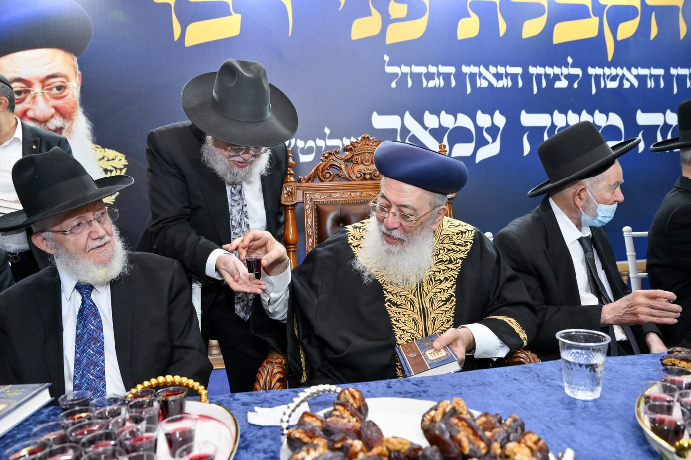 הקבלת פני רבו אצל הראשון לציון הגר"ש עמאר | צילום: שלומי בוארון