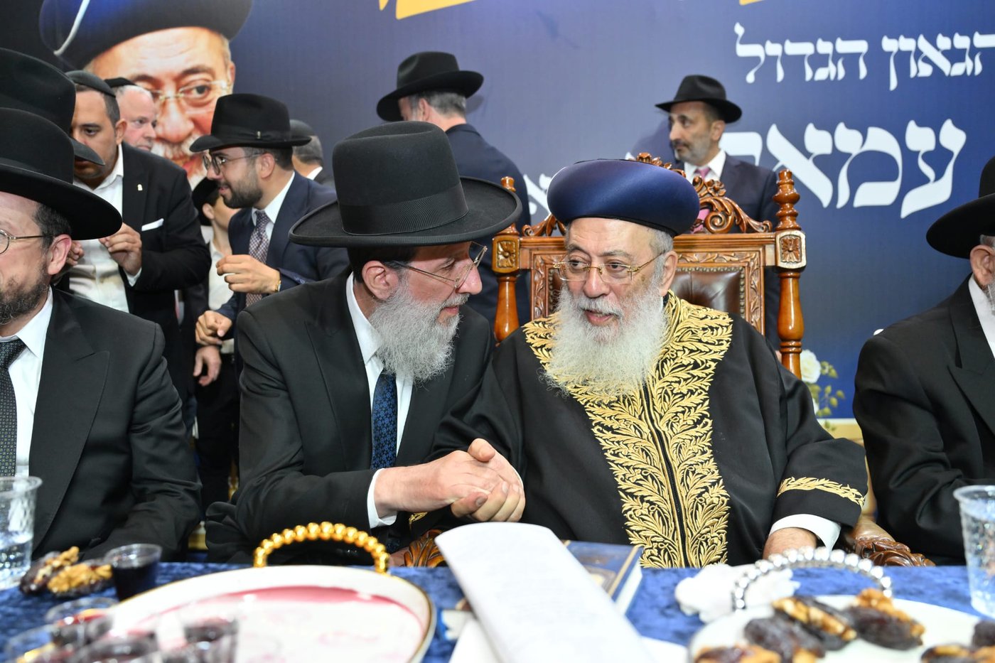 הקבלת פני רבו אצל הראשון לציון הגר"ש עמאר | צילום: שלומי בוארון