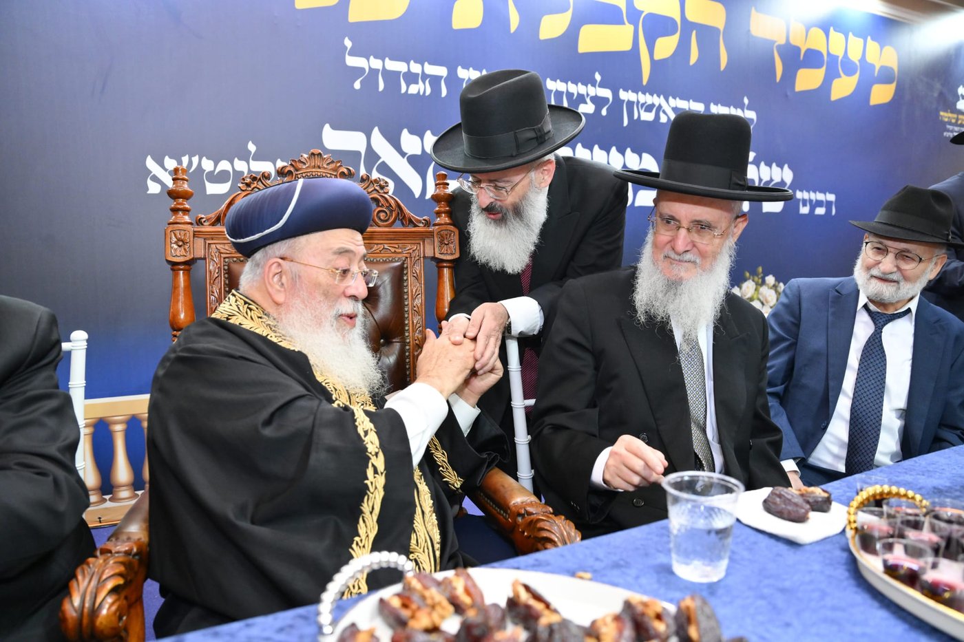 הקבלת פני רבו אצל הראשון לציון הגר"ש עמאר | צילום: שלומי בוארון