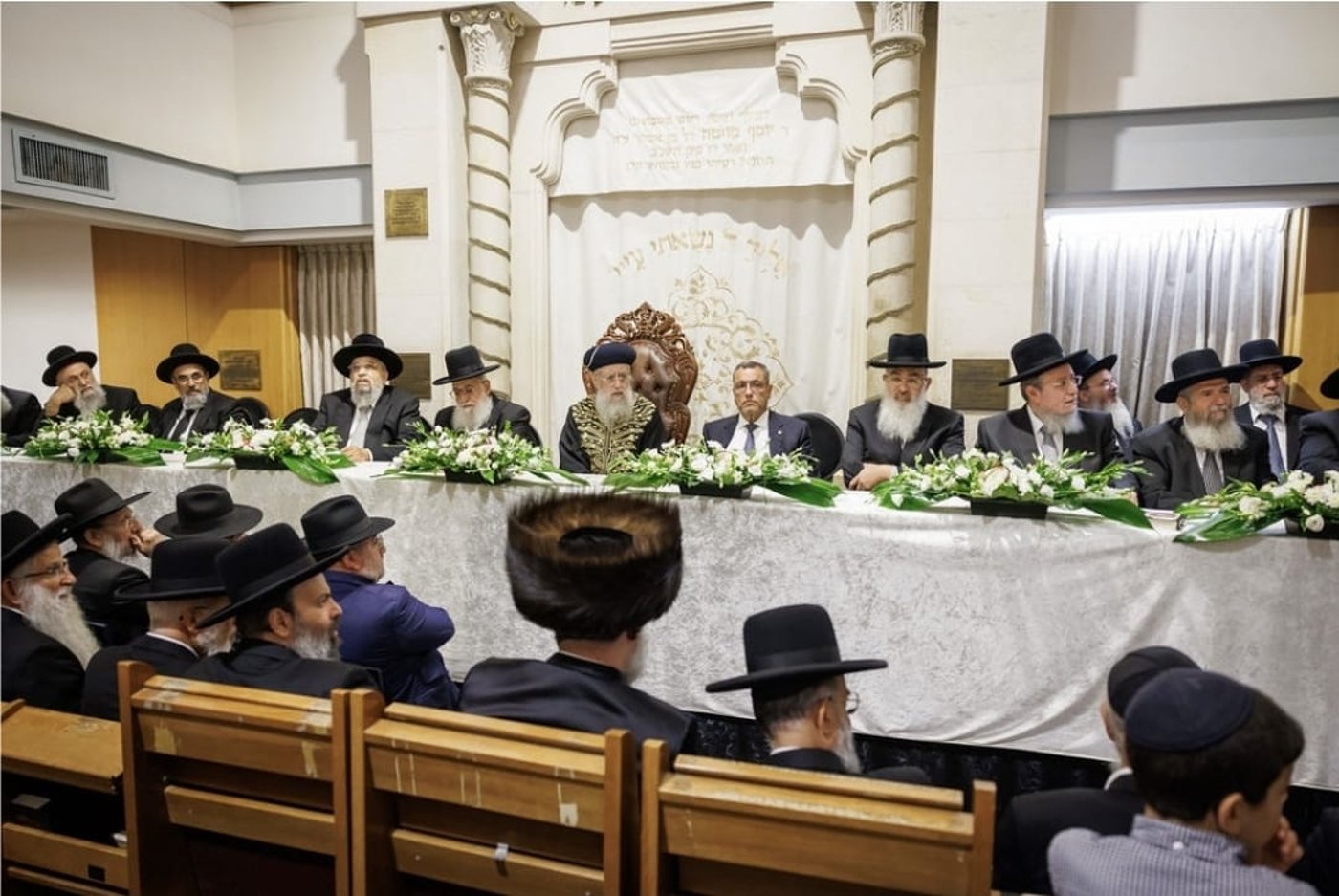הקבלת פני רבו לראשון לציון הגר"ד יוסף