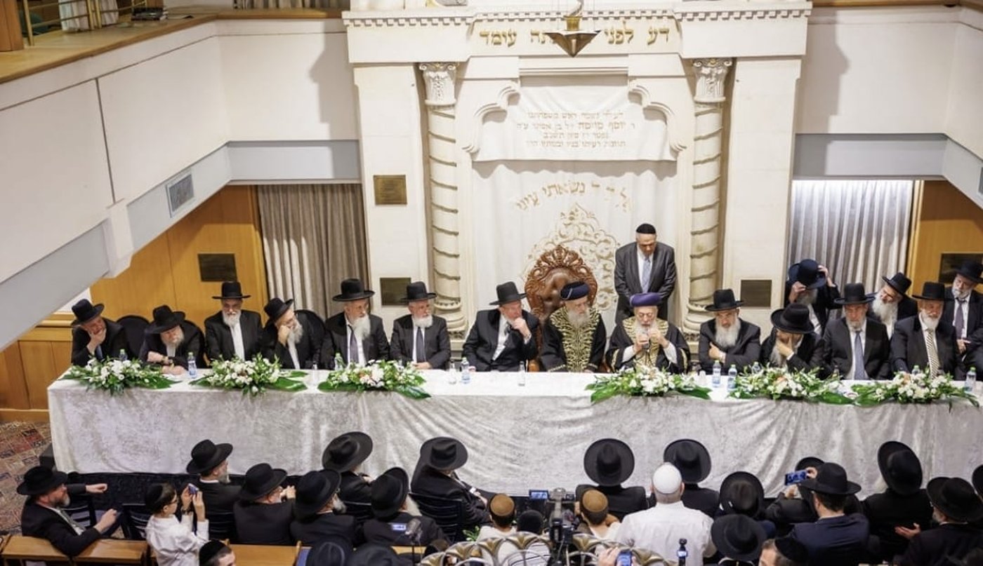 הקבלת פני רבו לראשון לציון הגר"ד יוסף