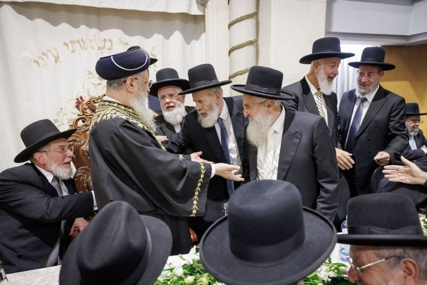 הקבלת פני רבו לראשון לציון הגר"ד יוסף