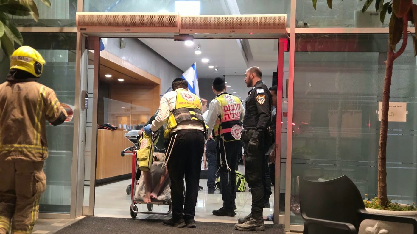 זירת השריפה במוסד הסיעודי בבני ברק