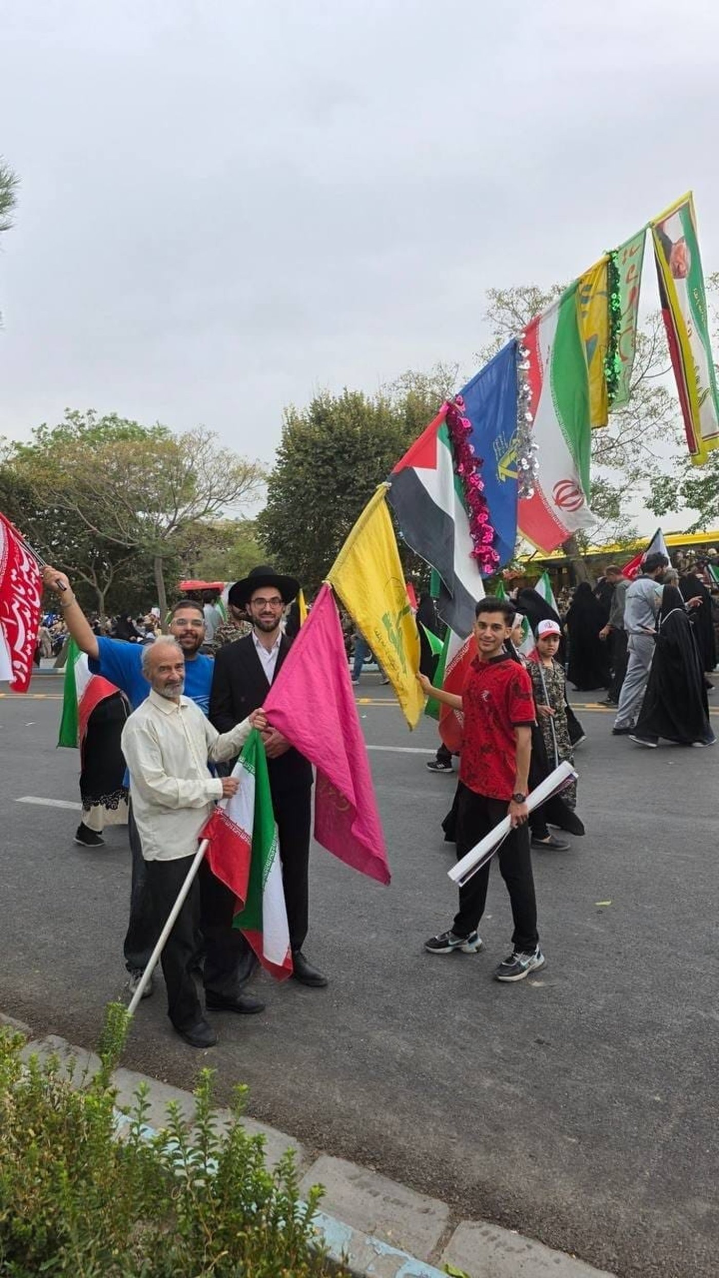 יהודי איראן במצעד נאמנות: גינוי חריף לפשעי המשטר הציוני