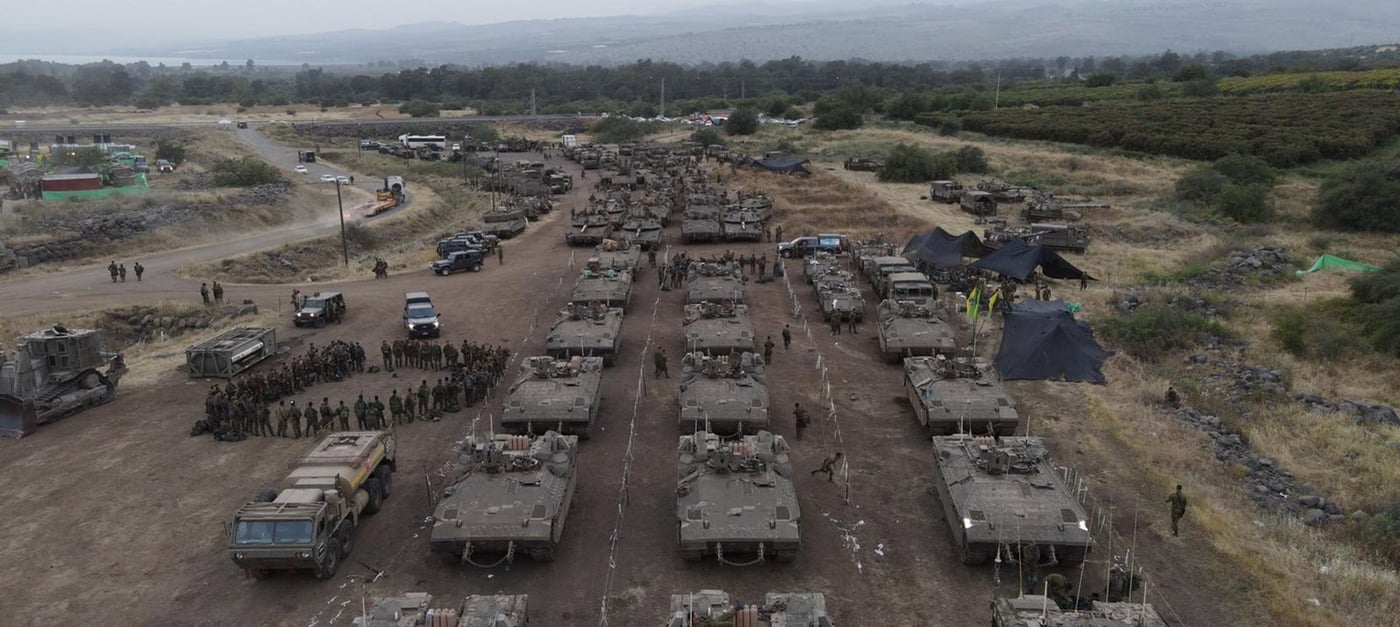 היערכות לוחמי צה"ל בגבול לבנון
